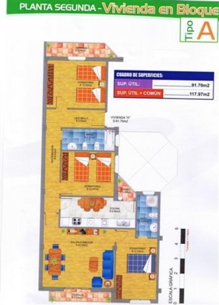 Foto Piso en Venta en Juan Carlos I, Tomelloso, Ciudad Real - € 130.290 - PIV1070 - BienesOnLine